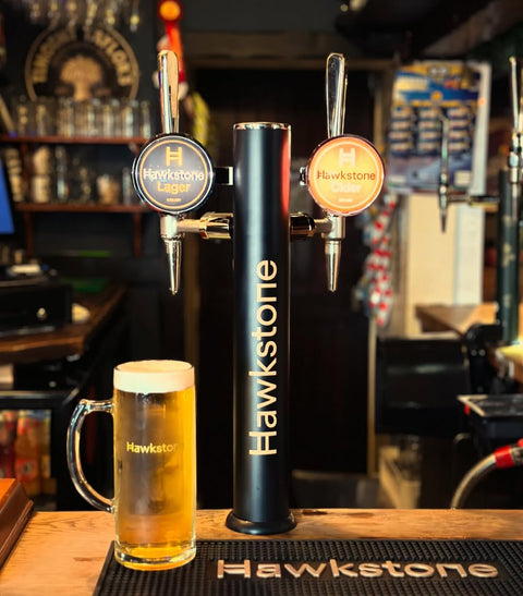 Hawkstone | Beer Font Pump Tap Handle | Home Bar Man Cave