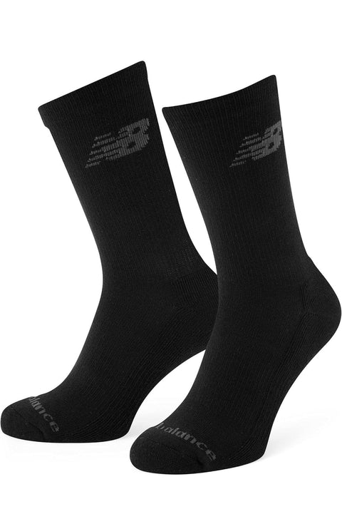 New Balance Unisex 3 Pack Crew Socks - Size S