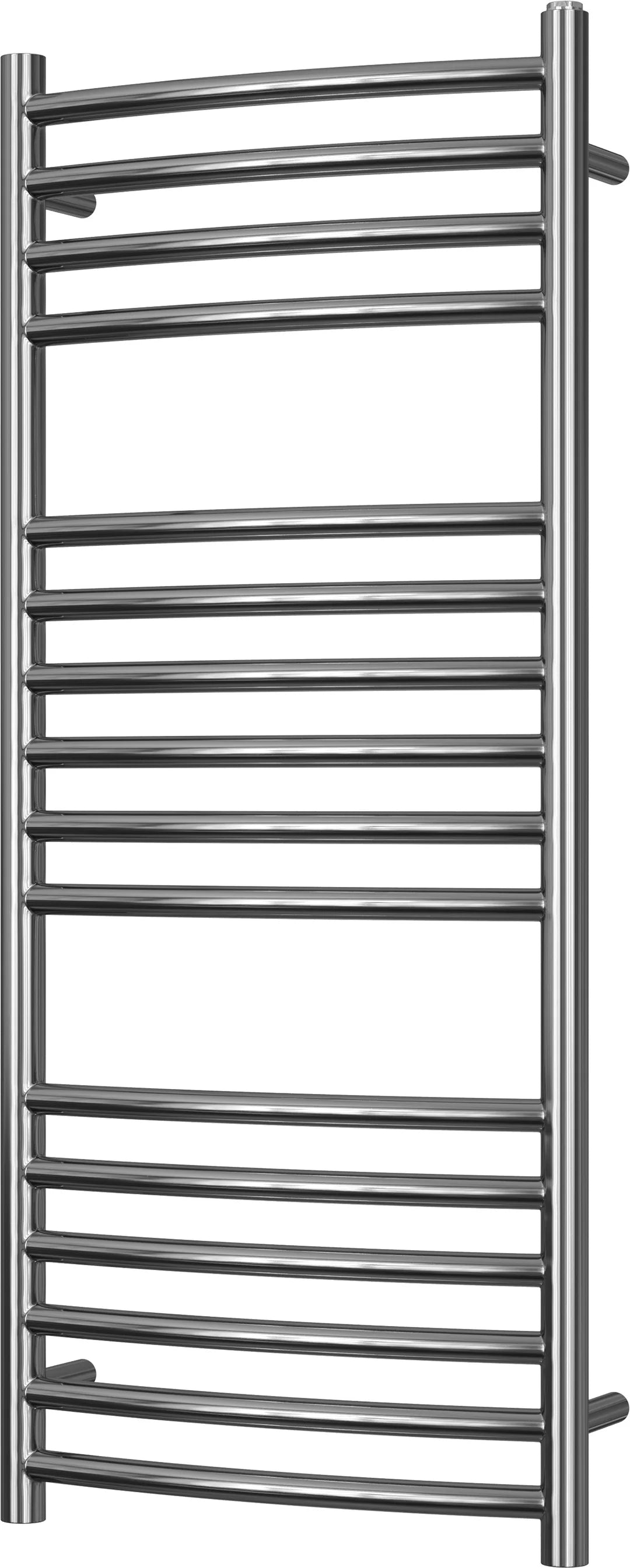 Aston - Stainless Steel Heated Towel Rail - H1000mm x W400mm - Curved - WIFI Enabled